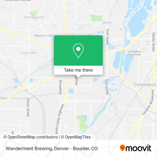 Mapa de Wanderment Brewing
