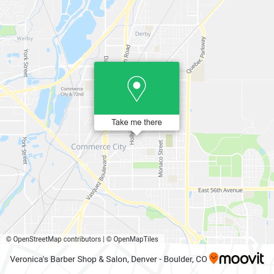 Mapa de Veronica's Barber Shop & Salon