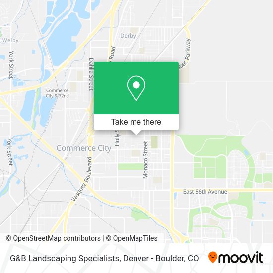 G&B Landscaping Specialists map