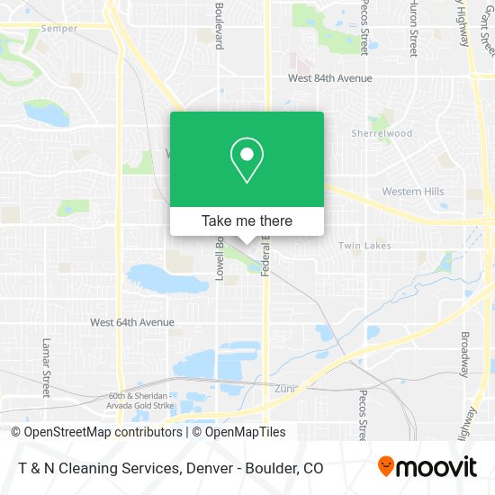 Mapa de T & N Cleaning Services