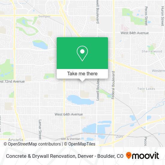 Concrete & Drywall Renovation map