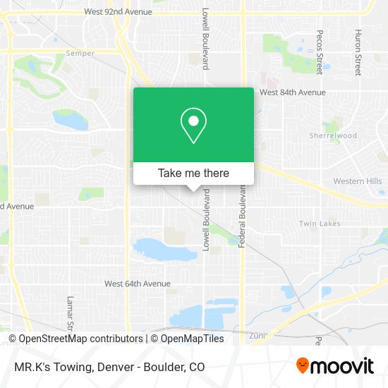 Mapa de MR.K's Towing