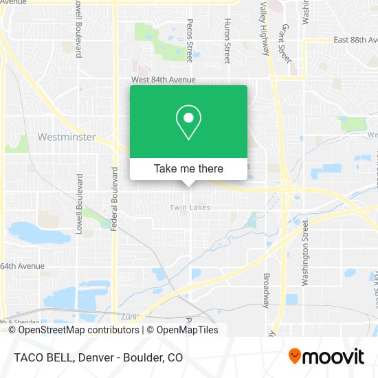 Mapa de TACO BELL