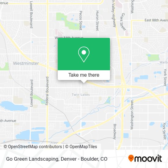 Mapa de Go Green Landscaping