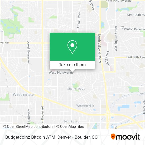 Budgetcoinz Bitcoin ATM map