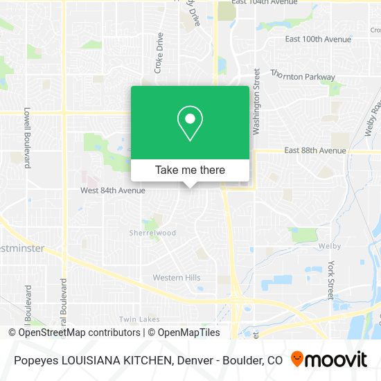 Mapa de Popeyes LOUISIANA KITCHEN