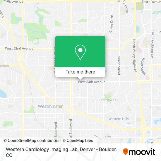Mapa de Western Cardiology Imaging Lab