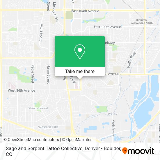 Sage and Serpent Tattoo Collective map