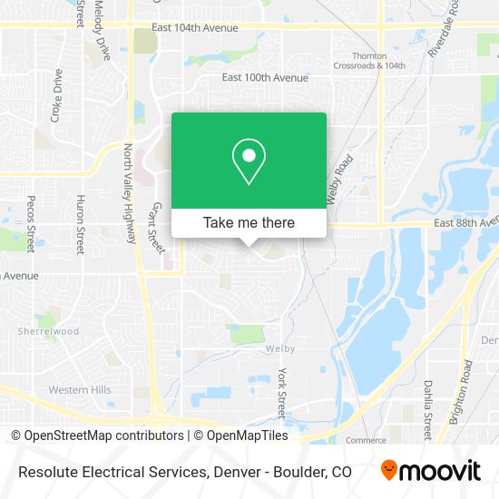Mapa de Resolute Electrical Services