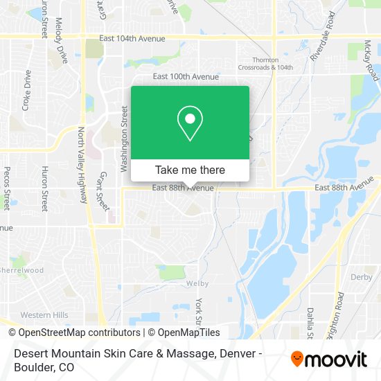 Desert Mountain Skin Care & Massage map