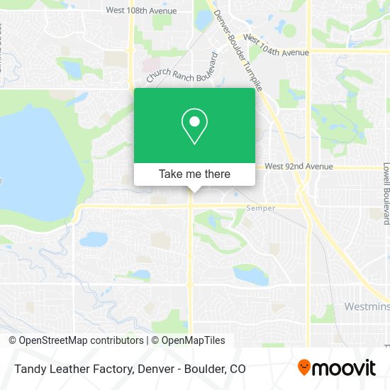 Mapa de Tandy Leather Factory