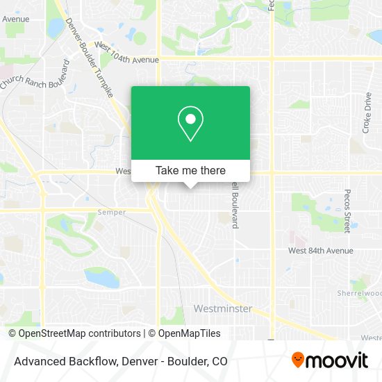 Advanced Backflow map