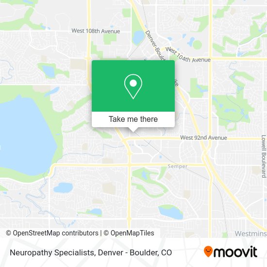 Mapa de Neuropathy Specialists
