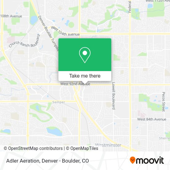 Adler Aeration map