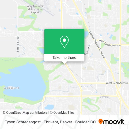 Mapa de Tyson Schrecengost - Thrivent