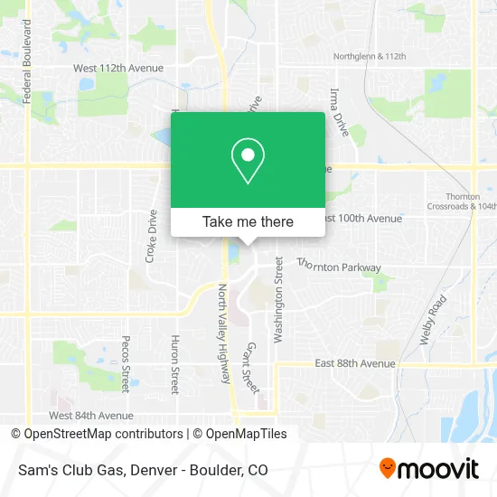 Sam's Club Gas map