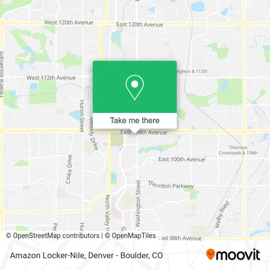 Mapa de Amazon Locker-Nile