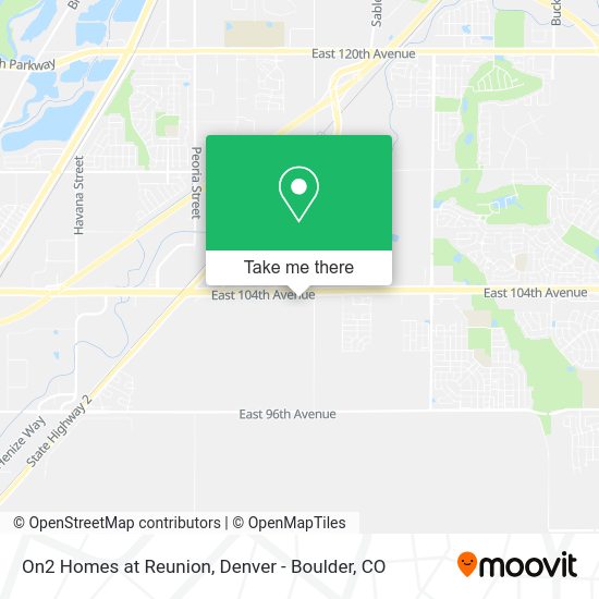 Mapa de On2 Homes at Reunion