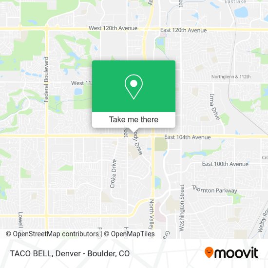 Mapa de TACO BELL