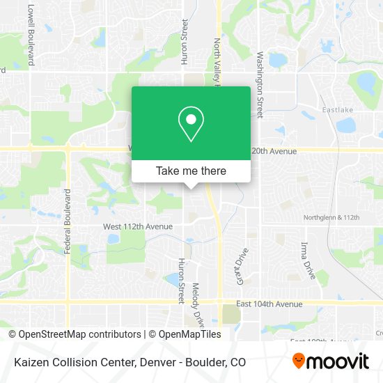Kaizen Collision Center map