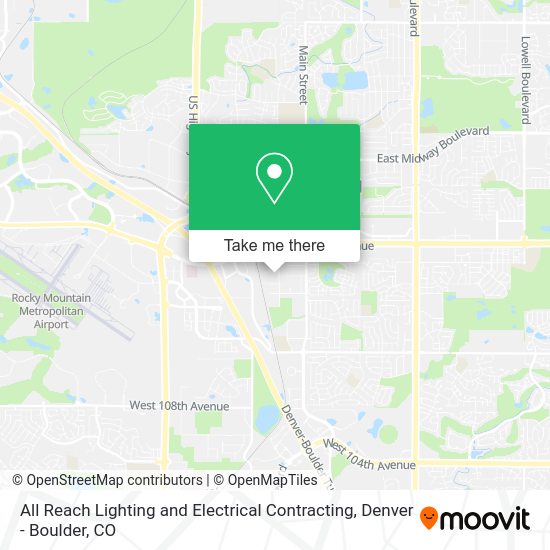 All Reach Lighting and Electrical Contracting map