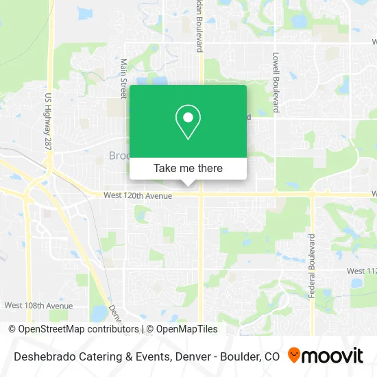 Mapa de Deshebrado Catering & Events