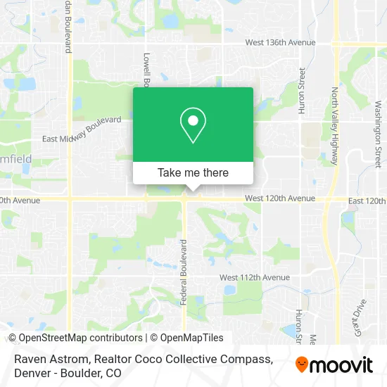 Raven Astrom, Realtor Coco Collective Compass map