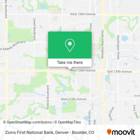 Mapa de Zions First National Bank