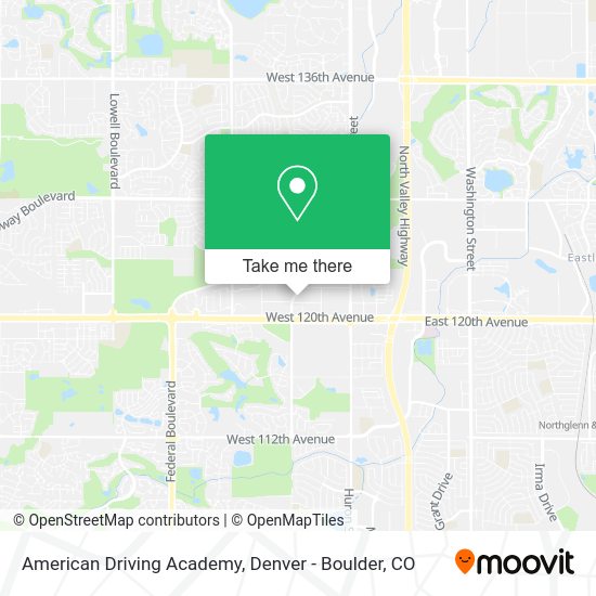 Mapa de American Driving Academy