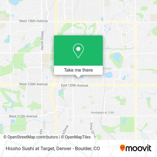 Mapa de Hissho Sushi at Target