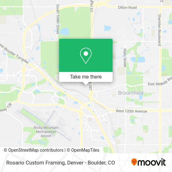 Rosario Custom Framing map