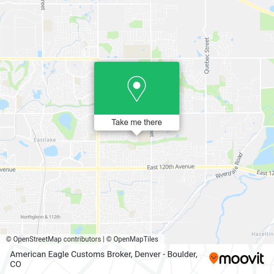 Mapa de American Eagle Customs Broker