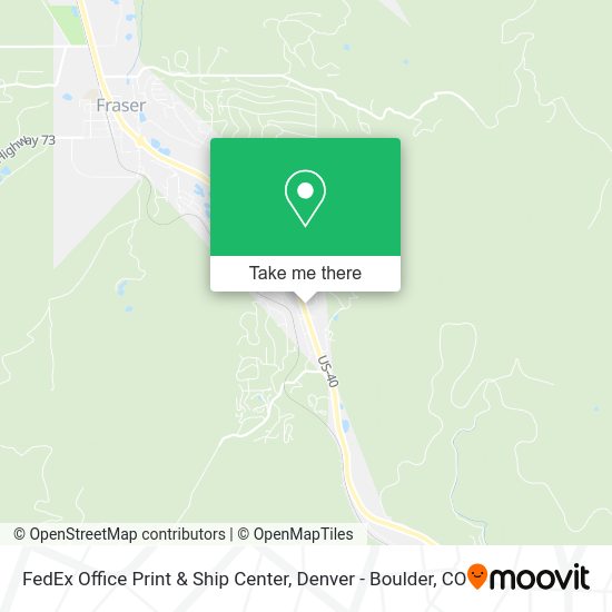 FedEx Office Print & Ship Center map