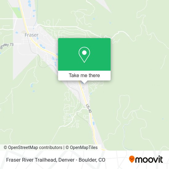 Fraser River Trailhead map