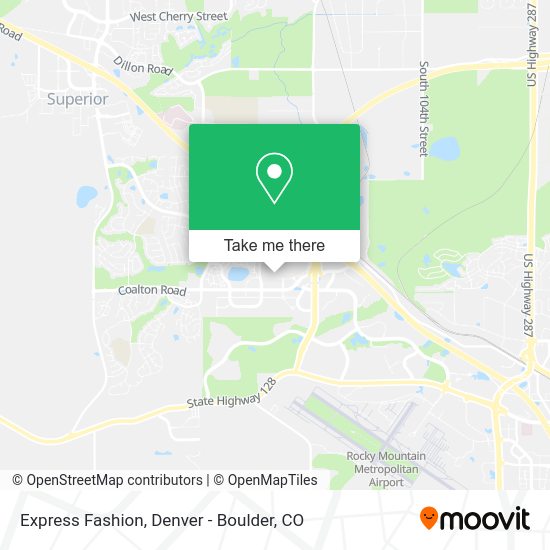 Express Fashion map