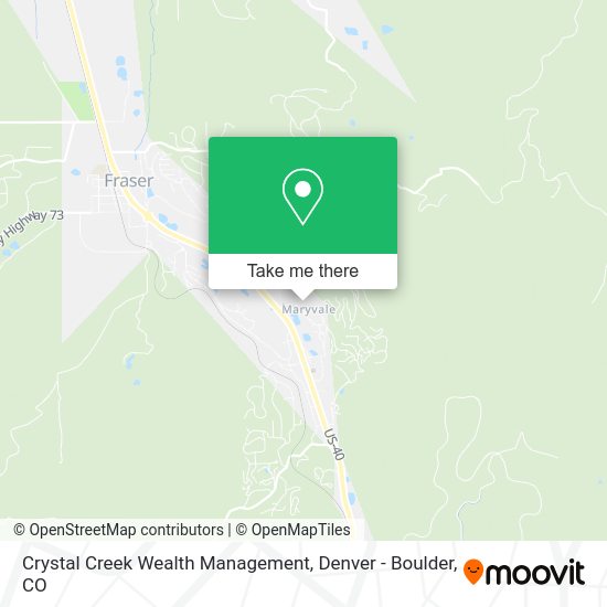 Crystal Creek Wealth Management map