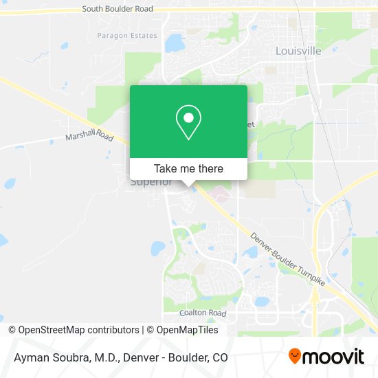 Ayman Soubra, M.D. map