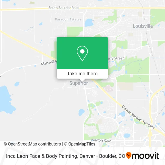 Inca Leon Face & Body Painting map