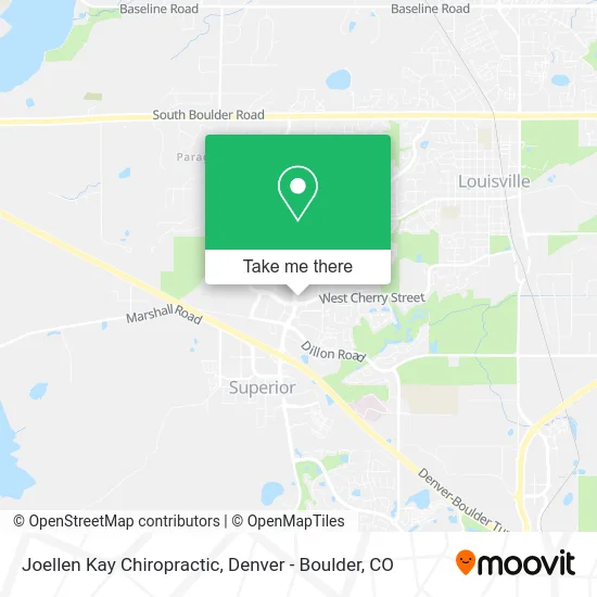 Joellen Kay Chiropractic map
