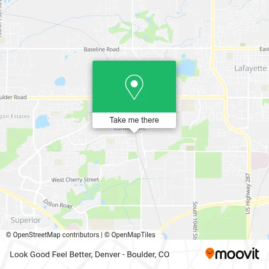 Look Good Feel Better map