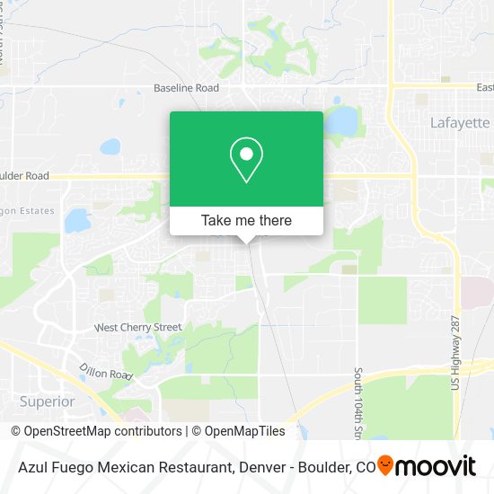 Azul Fuego Mexican Restaurant map