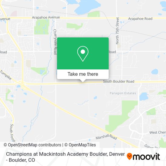 Champions at Mackintosh Academy Boulder map
