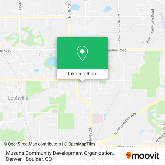 Musana Community Development Organization map