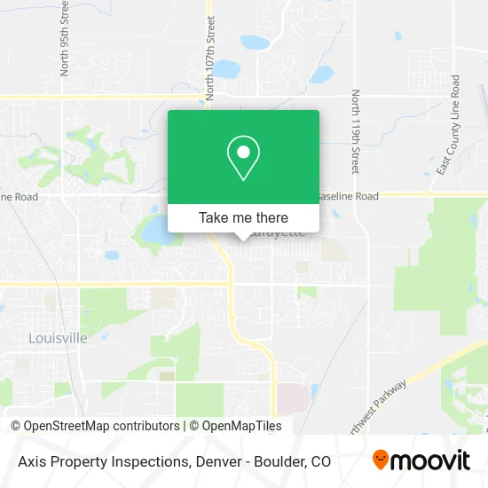 Mapa de Axis Property Inspections