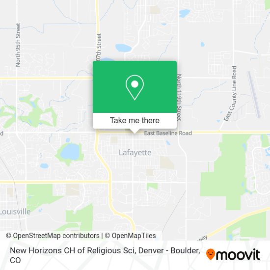New Horizons CH of Religious Sci map
