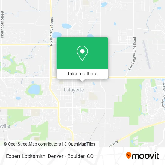 Expert Locksmith map