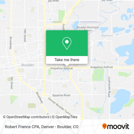 Robert France CPA map