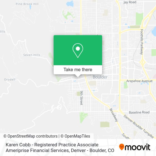 Karen Cobb - Registered Practice Associate Ameriprise Financial Services map
