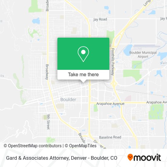 Gard & Associates Attorney map
