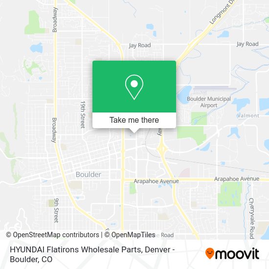 HYUNDAI Flatirons Wholesale Parts map